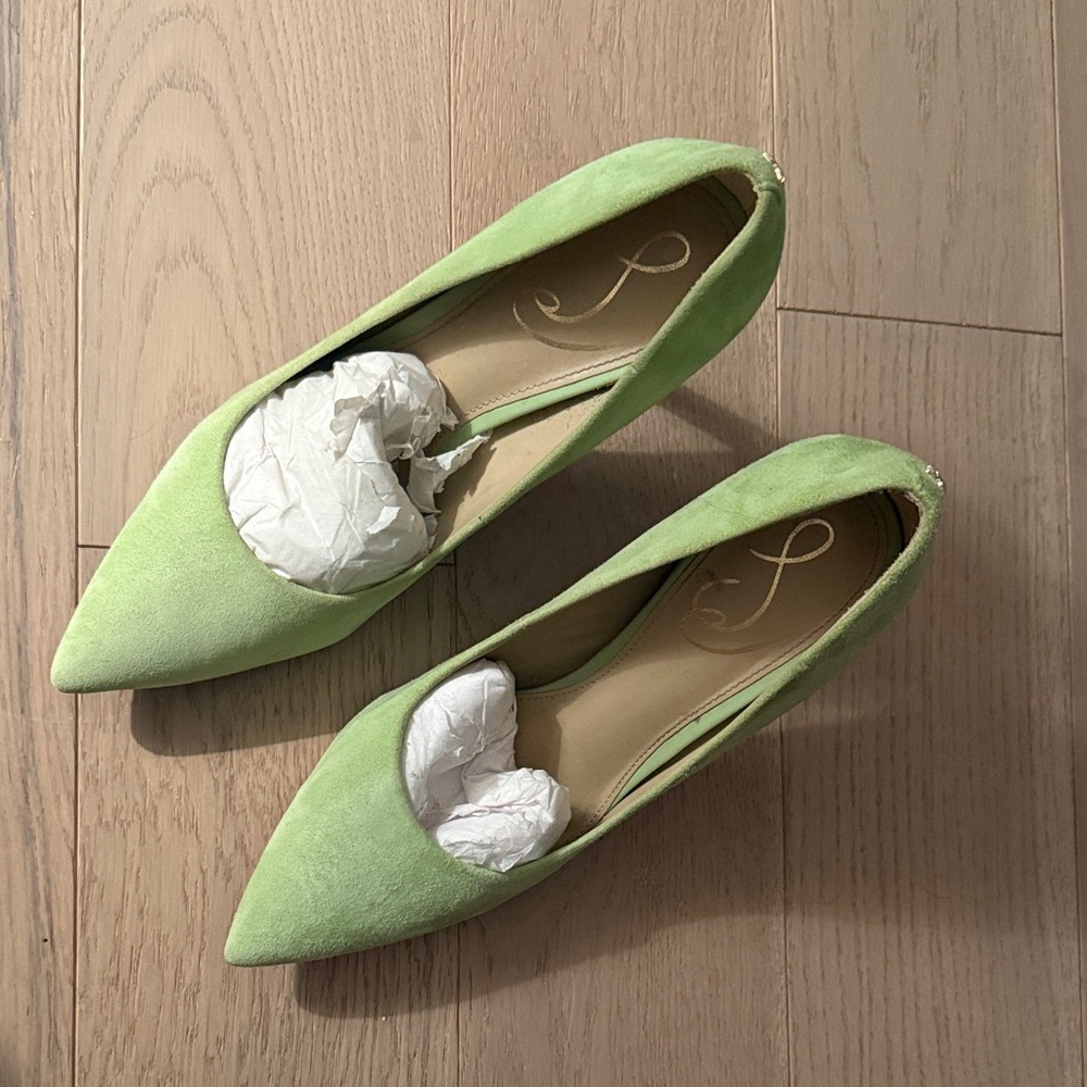 Sam Edelman Light Green “Pistachio” Heels